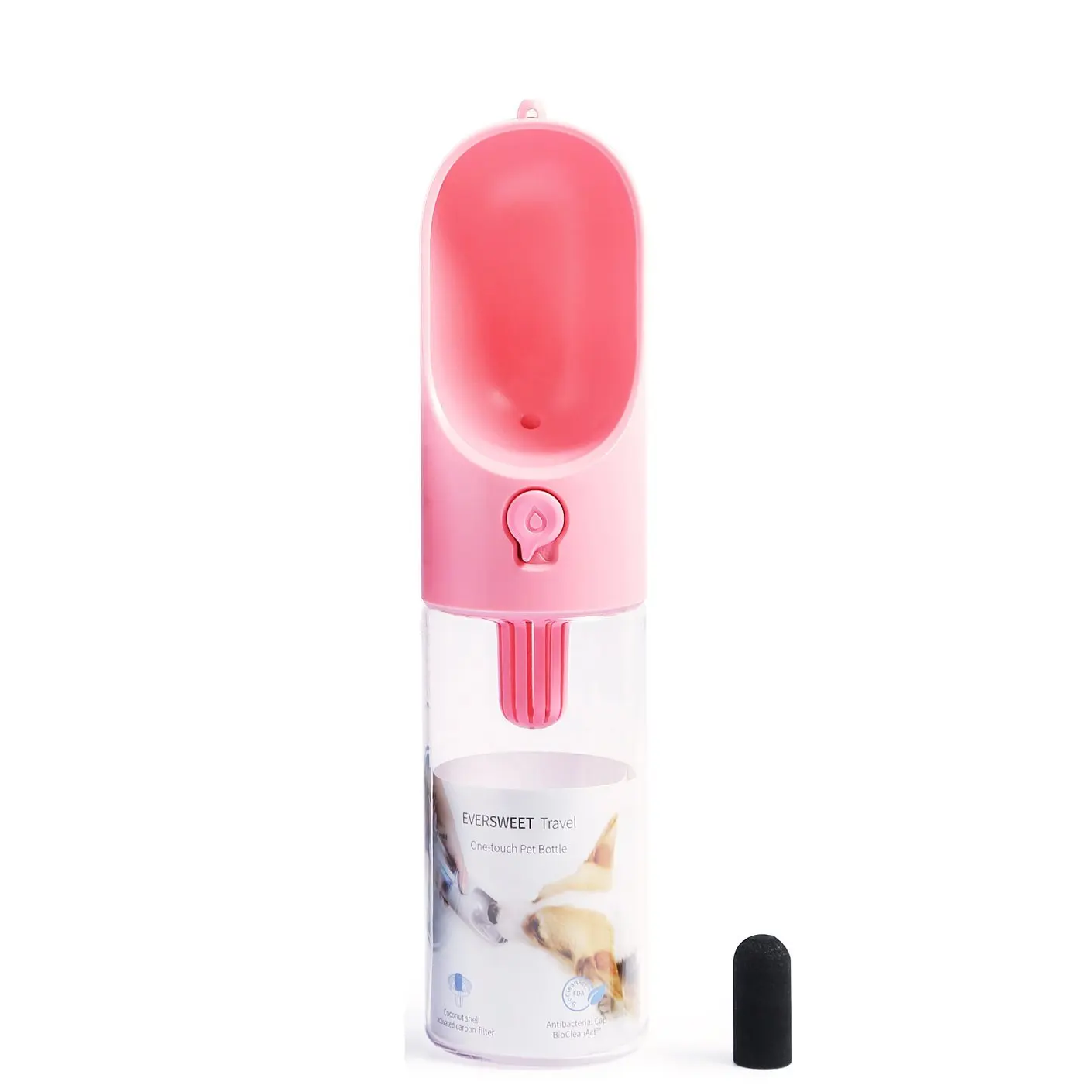 Dog Water Bottle for Walking Outdoor Portable Pet Travel Bottle Water Filtration Antibacterial Dogs Cats Drinking Water Bottle
Dog Water Bottle for Walking Outdoor Portable Pet Travel Bottle Water Filtration Antibacterial Dogs Cats Drinking Water Bottle