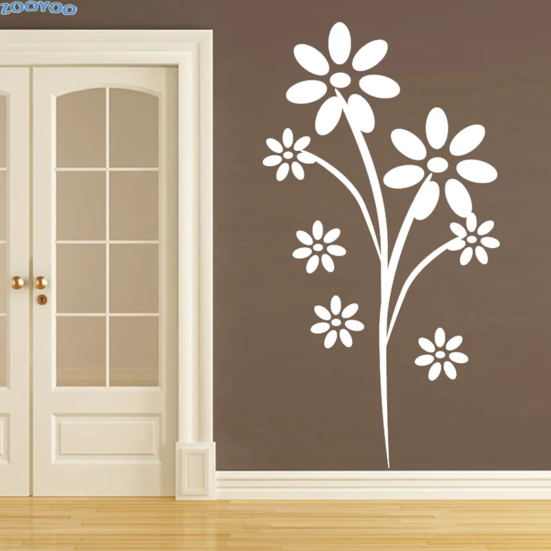 ZOOYOO Beautiful Flower Pattern Wall Sticker New Design Home Decor Removable Living Room Bedroom Decoration
ZOOYOO Beautiful Flower Pattern Wall Sticker New Design Home Decor Removable Living Room Bedroom Decoration