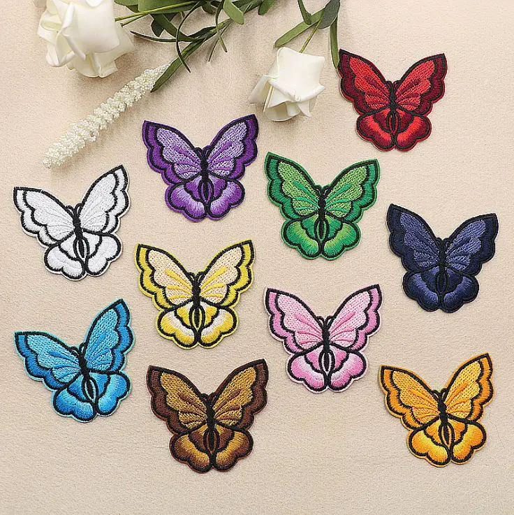 New arrival 10 pcs butterflies Embroidered cartoon patches iron on fashion hat shoe bag Motif Applique embroidery accessory diy
New arrival 10 pcs butterflies Embroidered cartoon patches iron on fashion hat shoe bag Motif Applique embroidery accessory diy