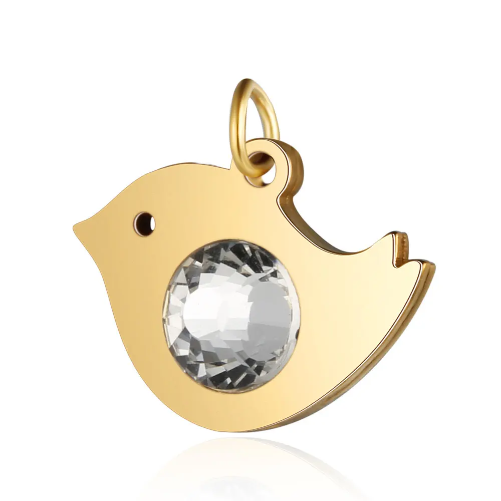 5pcs/Lot Stainless Steel Charms Zircon Cute Bird Animal Charms Crystal Pendants for DIY Jewelry Making Accessories
5pcs/Lot Stainless Steel Charms Zircon Cute Bird Animal Charms Crystal Pendants for DIY Jewelry Making Accessories