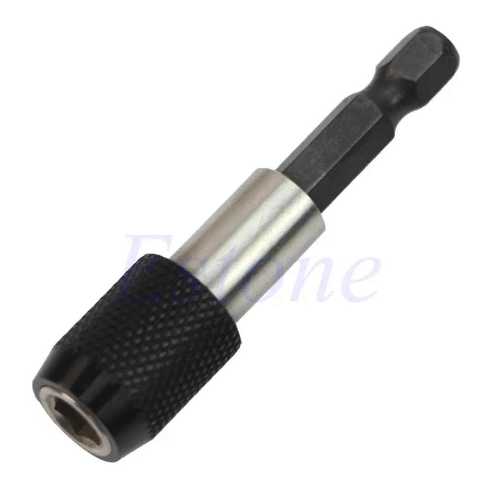 60mm Quick Release Hex Shank Drill Screw Magnetic Screwdriver Bit Holder 1/4" H02
60mm Quick Release Hex Shank Drill Screw Magnetic Screwdriver Bit Holder 1/4" H02