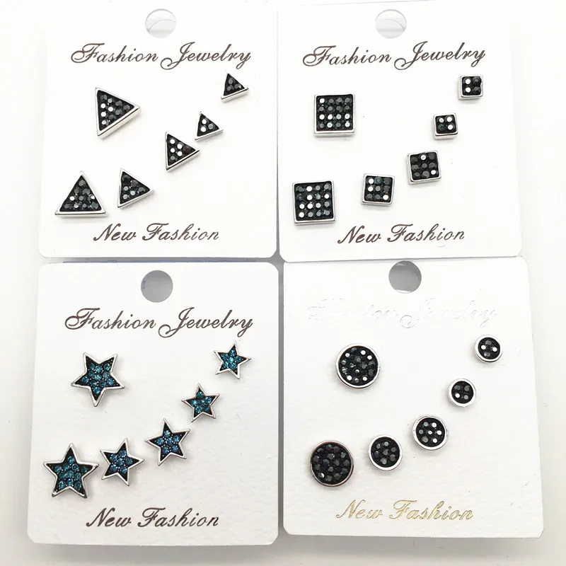 Ms Betti Zhefanku Geometric Drusy Star Stud Earrings Square or Round 3prs/set 2021 New Year Jewelry Gift With Blue Box
Ms Betti Zhefanku Geometric Drusy Star Stud Earrings Square or Round 3prs/set 2021 New Year Jewelry Gift With Blue Box