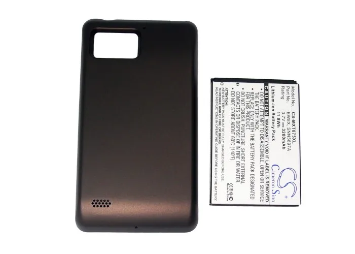 Аккумулятор Cameron Sino BW8X SNN5897 SNN5897A на 3200 мА · ч для Motorola trix 2 Droid Bionic|3200mah battery|cameron