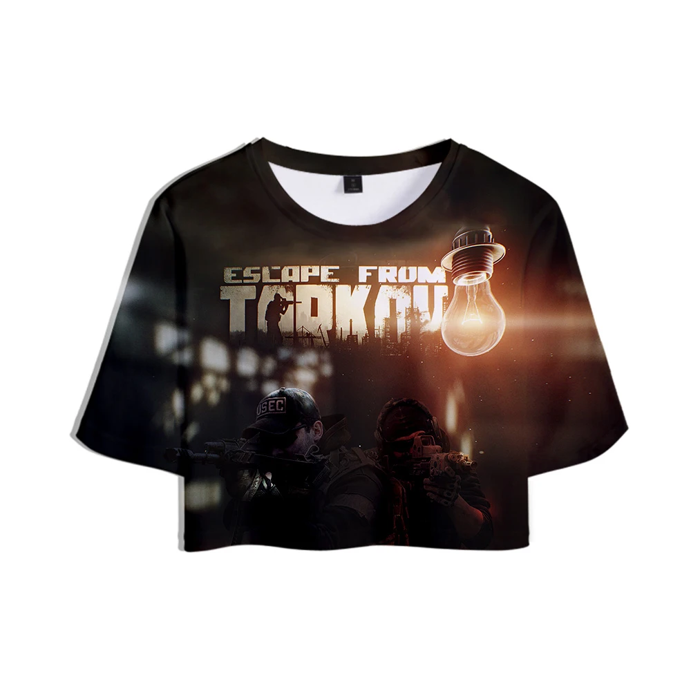 Escape from Tarkov 3D Printed Women Crop Top Fashion Summer Short Sleeve T-shirts 2019 Hot Sale Girls Casual Sexy Summer Wear
Escape from Tarkov 3D Printed Women Crop Top Fashion Summer Short Sleeve T-shirts 2019 Hot Sale Girls Casual Sexy Summer Wear