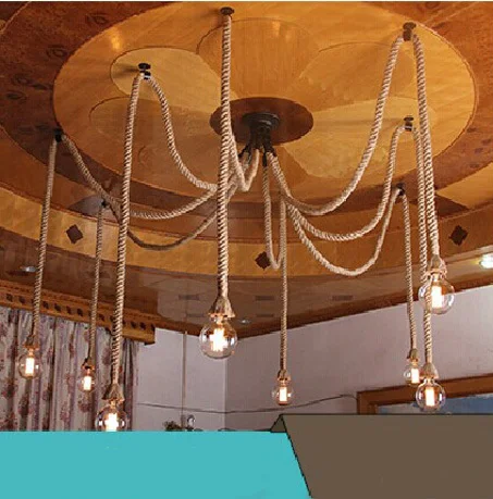 10 E27 Rope DropLight LED Vintage Net Spider Chandeliers Dining Room Ceiling Pendant Creative Bar Lamp DIY Cafe Fairy lights
10 E27 Rope DropLight LED Vintage Net Spider Chandeliers Dining Room Ceiling Pendant Creative Bar Lamp DIY Cafe Fairy lights