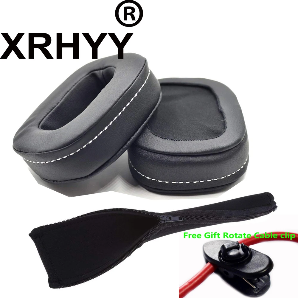 XRHYY Сменные накладки для ушей + Мягкие на голову MagiDeal защитный чехол набор ForAH-D600