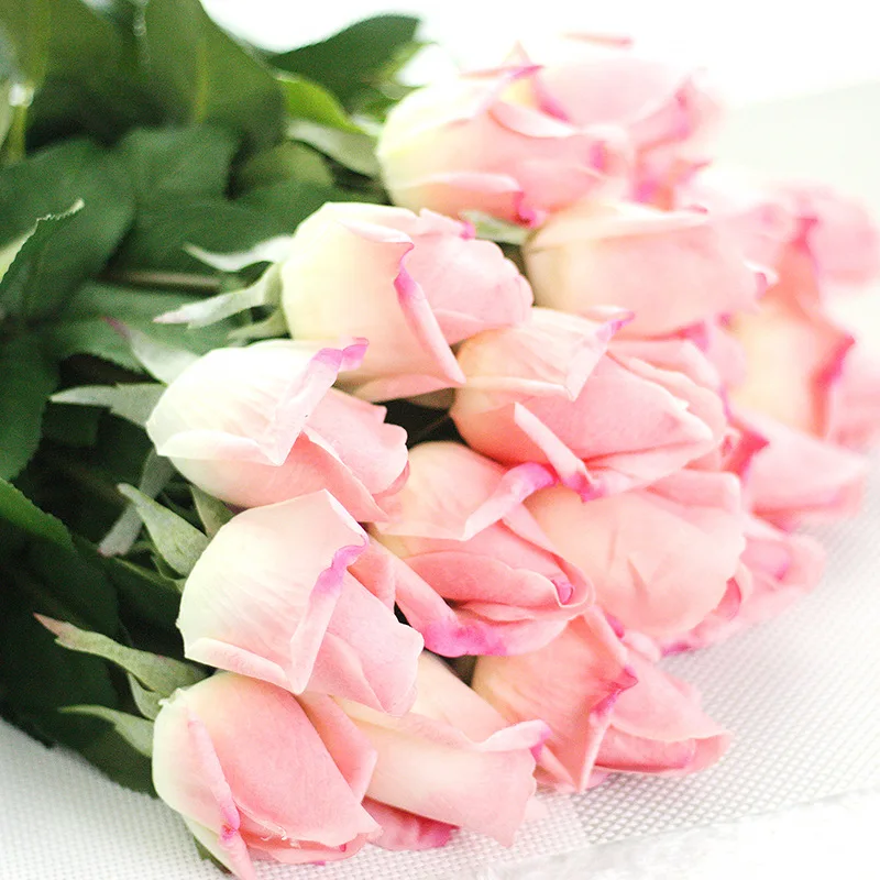 25pcs/lot Artificial Rose Flowers Real Touch Rose Bouquet Flowers for Home Wedding Party Valentines Day Decoration
25pcs/lot Artificial Rose Flowers Real Touch Rose Bouquet Flowers for Home Wedding Party Valentines Day Decoration