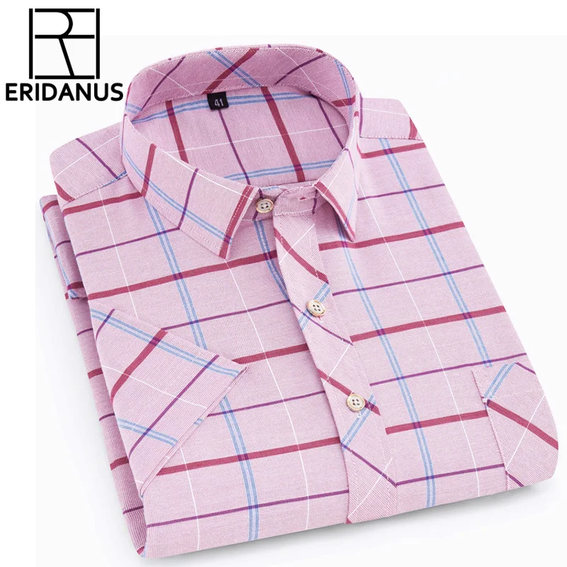 2018 New Brand Men Shirts Summer High Quality Dress Short-sleeved Solid Plaid Casual Color Solid Collar Dress Shirts 4XL M661
2018 New Brand Men Shirts Summer High Quality Dress Short-sleeved Solid Plaid Casual Color Solid Collar Dress Shirts 4XL M661