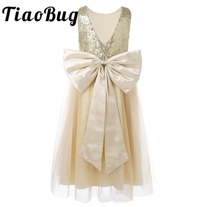 2020 Little Flower Girls Dresses for Weddings Baby Formal Party Sequined Bow Dress Kids Prom First Communion Tulle Dresses
2020 Little Flower Girls Dresses for Weddings Baby Formal Party Sequined Bow Dress Kids Prom First Communion Tulle Dresses