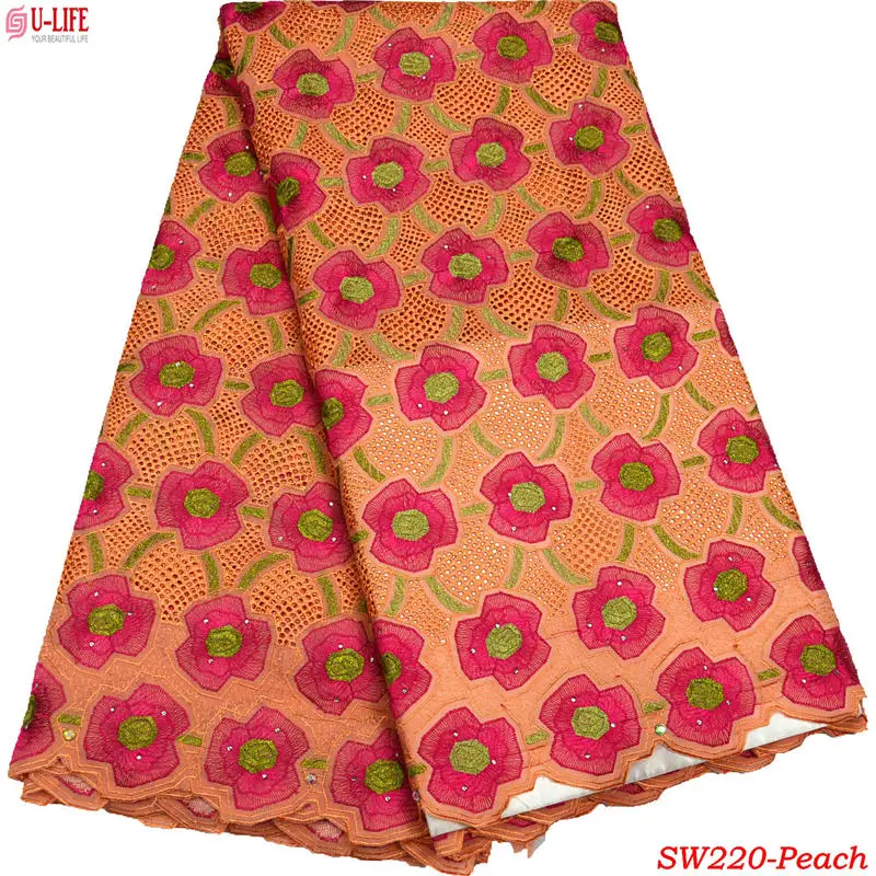 Swiss Polish Lace Fabric For Women Embroidered Eyelet Cotton Voile Lace Material High Quality Nigerian Lace Fabrics SW-220
Swiss Polish Lace Fabric For Women Embroidered Eyelet Cotton Voile Lace Material High Quality Nigerian Lace Fabrics SW-220