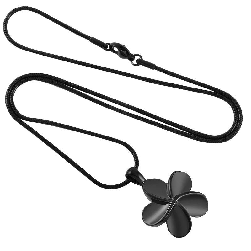XWJ8026 Steel, Gold, Rose gold, Gun, Black Color Five Petal Flower Shaped Necklace Cremation Urn Pendant Funeral Ashes Holder
XWJ8026 Steel, Gold, Rose gold, Gun, Black Color Five Petal Flower Shaped Necklace Cremation Urn Pendant Funeral Ashes Holder