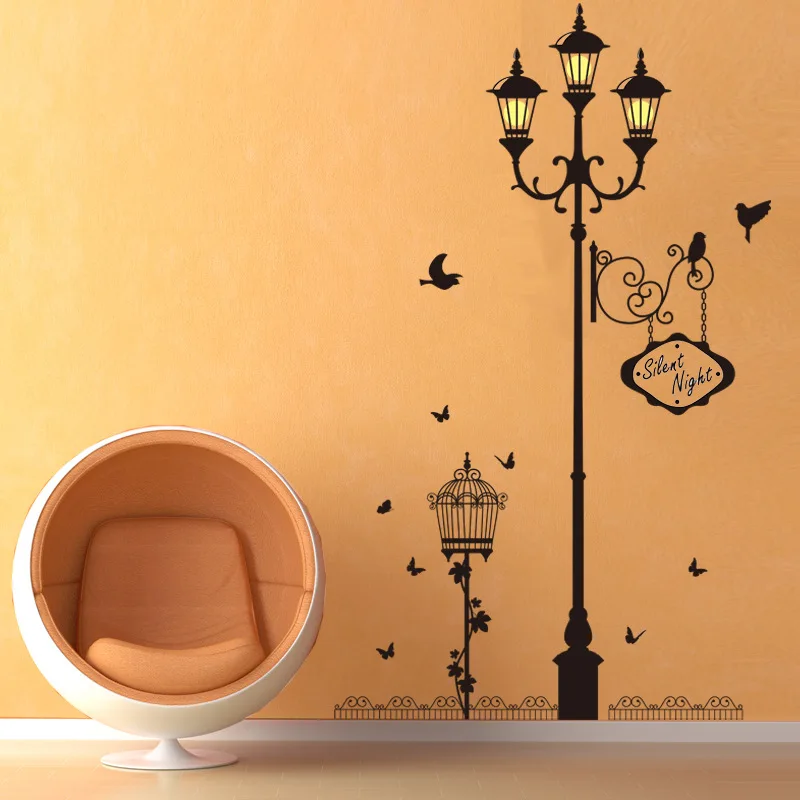 Ancient lamp bird Wall Stickers Vinyl Living room Bedroom Sofa Background decoration Mural Art Decals home decor Wallpaper
Ancient lamp bird Wall Stickers Vinyl Living room Bedroom Sofa Background decoration Mural Art Decals home decor Wallpaper