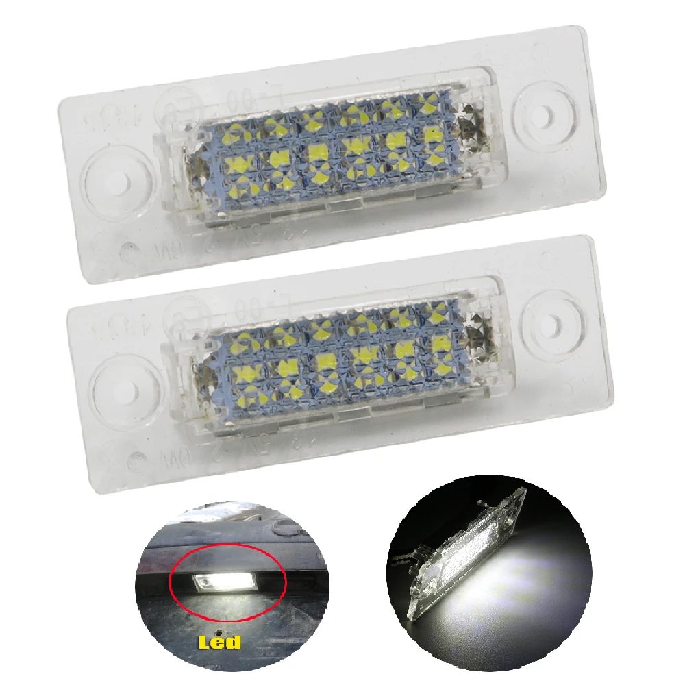 YSY 2 шт. 18SMD задний светодиодный номерной знак светильник лампа для VW Touran /Passat B6 5D