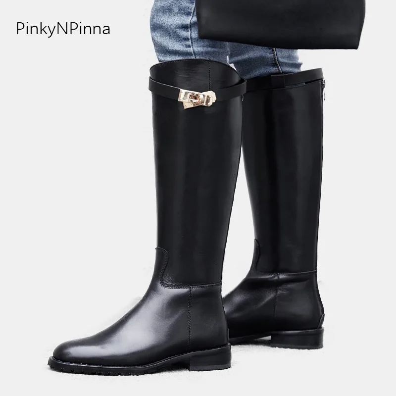 women fetish long boots genuine leather cowhide metallic buckle winter sexy black knee high boots military riding gothic style
women fetish long boots genuine leather cowhide metallic buckle winter sexy black knee high boots military riding gothic style