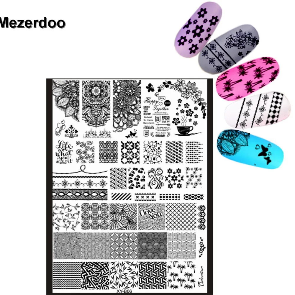 Mezerdoo супер большой кружевной боковой цветок штамповка 18x25 см дизайн ногтей DIY Советы Салон Экспресс штамповки пластины шаблоны трафареты M38
Mezerdoo супер большой кружевной боковой цветок штамповка 18x25 см дизайн ногтей DIY Советы Салон Экспресс штамповки пластины шаблоны трафареты M38
