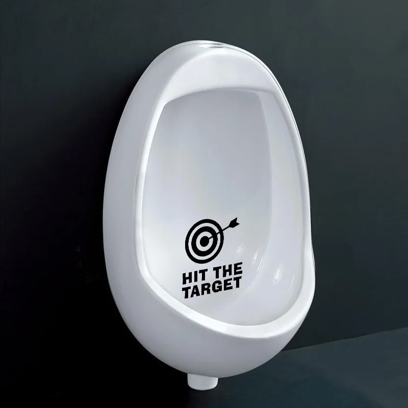 

HonC Creative Hit the target toilet stickers home decoration wall decals mural art poster vinyl diy sticker on the wall
