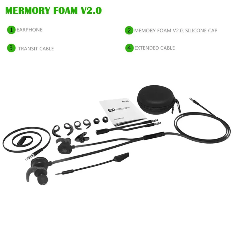 Gaming Headphones with Adjustable Mic Earphone for PS4 Laptop Xbox One Cellphone Stereo Base 3.5mm Wired Sport Gamer Headset G30
Gaming Headphones with Adjustable Mic Earphone for PS4 Laptop Xbox One Cellphone Stereo Base 3.5mm Wired Sport Gamer Headset G30