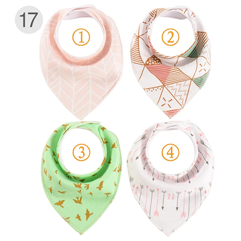 4pcs/Lot Newborn Baby Bibs Infant Feedings Bandana Toddler Boy Girl Burp Cloths Baby Scarf Feeding Saliva Towels Dropshipping
4pcs/Lot Newborn Baby Bibs Infant Feedings Bandana Toddler Boy Girl Burp Cloths Baby Scarf Feeding Saliva Towels Dropshipping