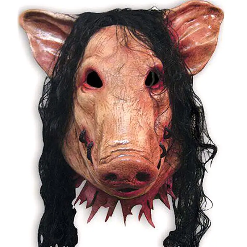 1PC Halloween Scary Masks Novelty Pig Head Horror with Hair Masks Caveira Cosplay Costume Realistic Latex Festival Supplies
1PC Halloween Scary Masks Novelty Pig Head Horror with Hair Masks Caveira Cosplay Costume Realistic Latex Festival Supplies