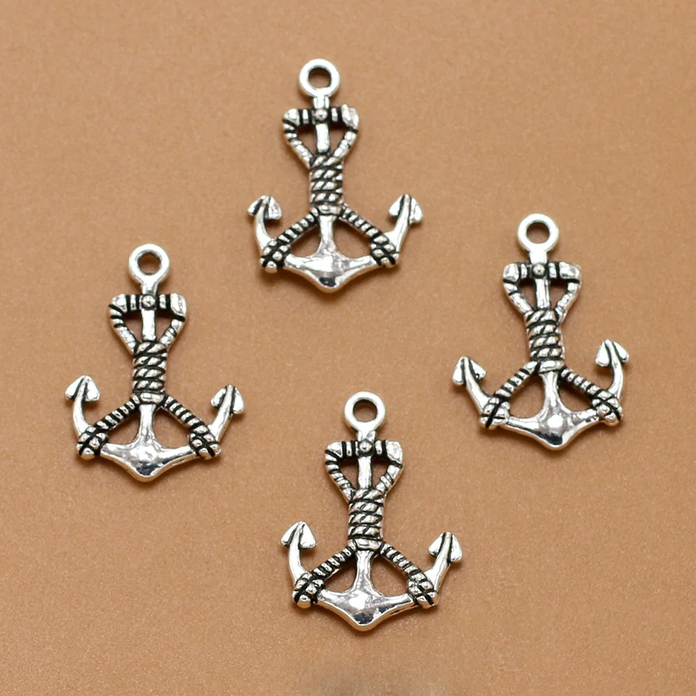 ANGRLY 10pcs 25*18mm Have Hook Up Fashion Ancient Silver Alloy Anchor Pendant Hand-beaded DIY Retro Accessories Metal Crafts
ANGRLY 10pcs 25*18mm Have Hook Up Fashion Ancient Silver Alloy Anchor Pendant Hand-beaded DIY Retro Accessories Metal Crafts