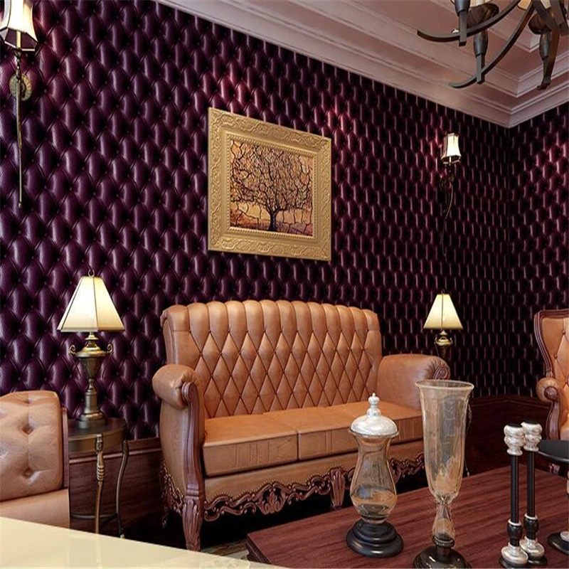beibehang papel de parede 3d European imitation leather wallpaper 3D soft package wallpaper bedside 3d living room wallpaper 
beibehang papel de parede 3d European imitation leather wallpaper 3D soft package wallpaper bedside 3d living room wallpaper