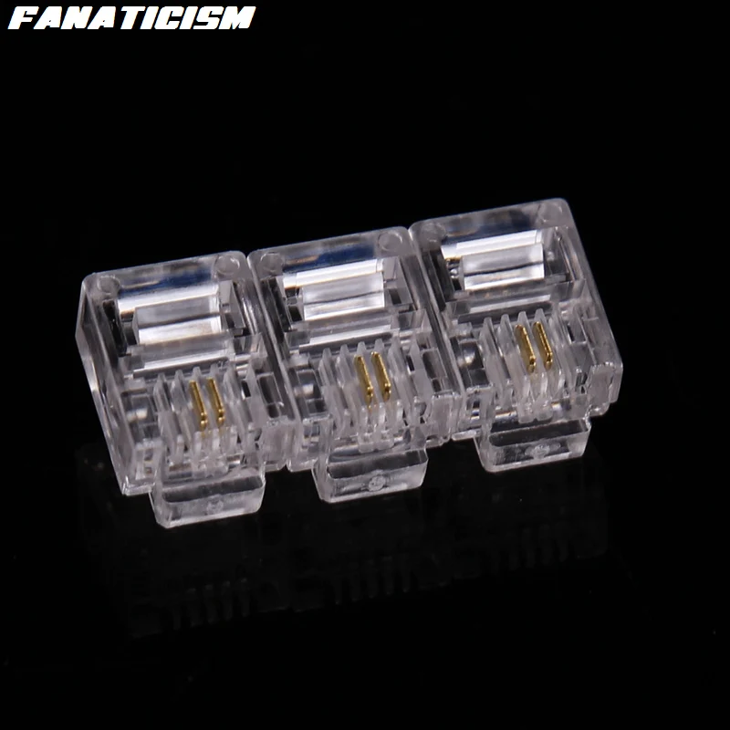20000pcs Top Quality RJ-12 6P6C RJ11 6P4C Modular Plug Telephone Phone Connector RJ11 6 Pin 2 Contacts Crystal Head Adapter
20000pcs Top Quality RJ-12 6P6C RJ11 6P4C Modular Plug Telephone Phone Connector RJ11 6 Pin 2 Contacts Crystal Head Adapter