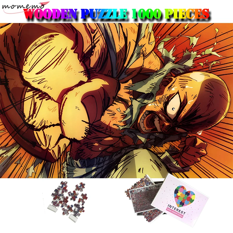 MOMEMO One Punch Man 1000 шт., мультяшный пазл, игрушка, деревянный аниме Сайтама, головоломка для взрослых, 1000 шт.
MOMEMO One Punch Man 1000 шт., мультяшный пазл, игрушка, деревянный аниме Сайтама, головоломка для взрослых, 1000 шт.