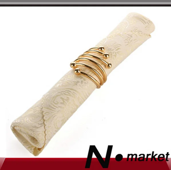 100pcs High Quality 50g Factory New arrival wedding party elegant spiral napkin holders golden stainless steel napkin ring
100pcs High Quality 50g Factory New arrival wedding party elegant spiral napkin holders golden stainless steel napkin ring