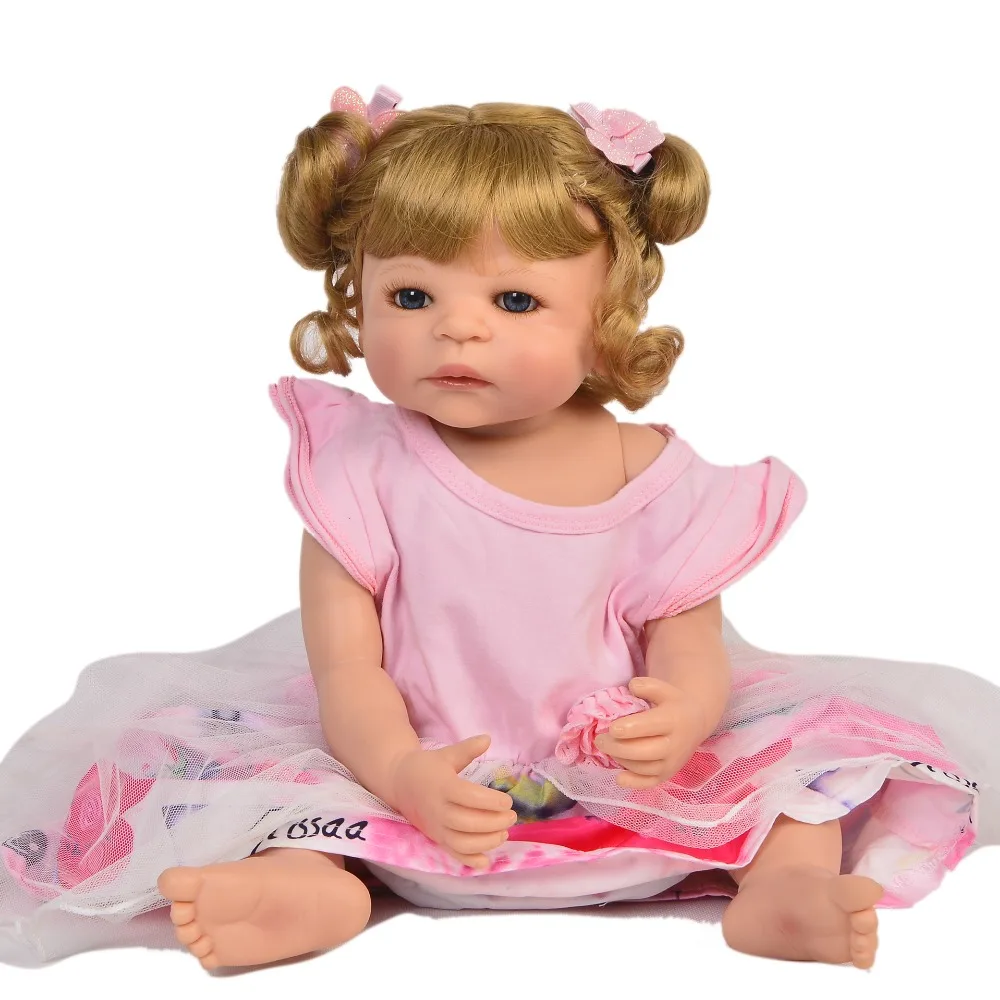Bebes Reborn menina 57CM Full Body silicone doll Girl Reborn Baby Doll Bath Toy gift Lifelike pink Princess newborn Bonecas
Bebes Reborn menina 57CM Full Body silicone doll Girl Reborn Baby Doll Bath Toy gift Lifelike pink Princess newborn Bonecas