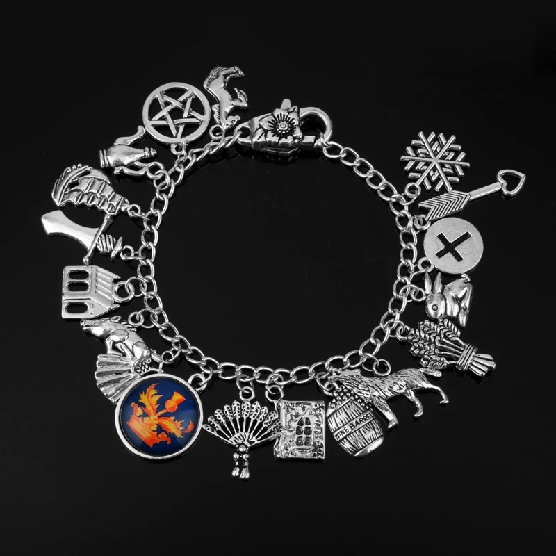 Outlander Serie TV Claire Randall Fraser Jamie Sassenach Vintage Charms Bracelet Chain Links Bangles Christmas Jewelry
Outlander Serie TV Claire Randall Fraser Jamie Sassenach Vintage Charms Bracelet Chain Links Bangles Christmas Jewelry