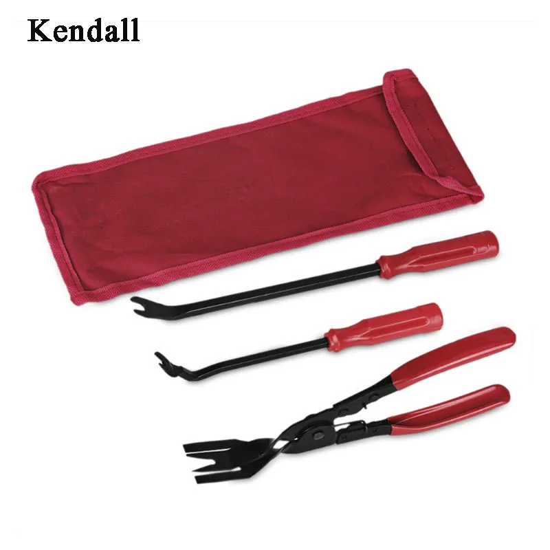 3pcs/Set Auto Car Door Panel Remover Clip Trim Auto Fastener Pliers Puller Tool Retaining Clip Remover Pry Bar Tool + Nylon Bag
3pcs/Set Auto Car Door Panel Remover Clip Trim Auto Fastener Pliers Puller Tool Retaining Clip Remover Pry Bar Tool + Nylon Bag
