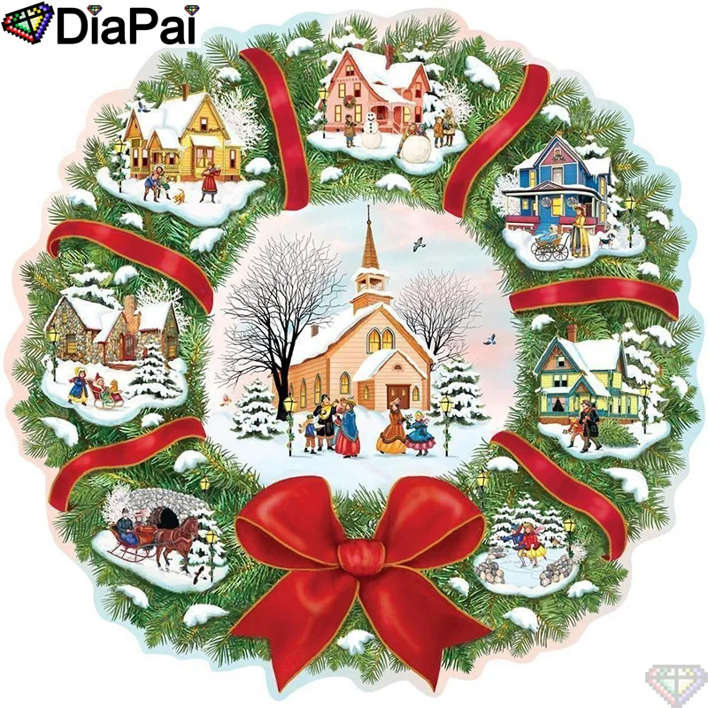DiaPai 100% Full Square/Round Drill 5D DIY Diamond Painting "House snow scene" Diamond Embroidery Cross Stitch 3D Decor A20969
DiaPai 100% Full Square/Round Drill 5D DIY Diamond Painting "House snow scene" Diamond Embroidery Cross Stitch 3D Decor A20969