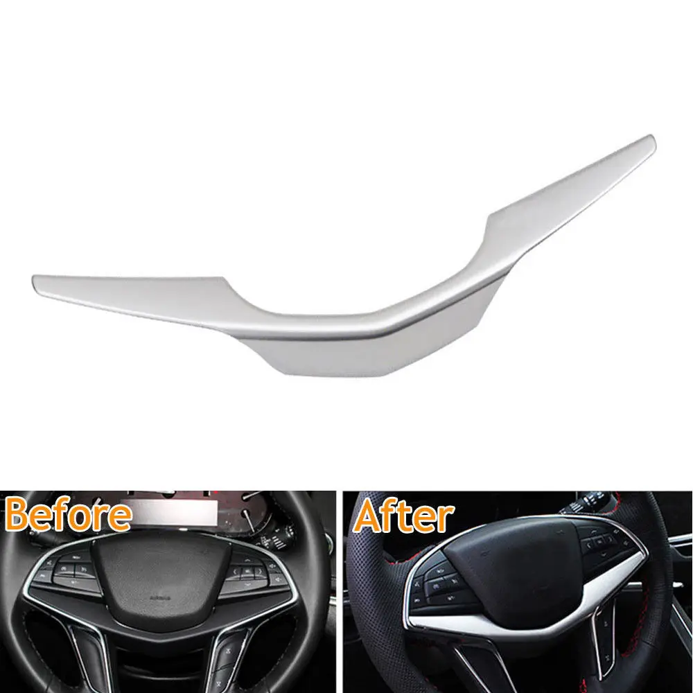 Car Steering Wheel Cover Trim Chrome Moulding Insert Car-Styling Sticker For 2016 2017 Cadillac XT5 CT6 Decor Car Accessories
Car Steering Wheel Cover Trim Chrome Moulding Insert Car-Styling Sticker For 2016 2017 Cadillac XT5 CT6 Decor Car Accessories