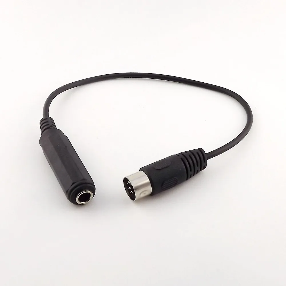 1pcs 30cm Din 5 Pin Male to 6.35mm Female Socket Stereo Audio Cable For Microphone
1pcs 30cm Din 5 Pin Male to 6.35mm Female Socket Stereo Audio Cable For Microphone