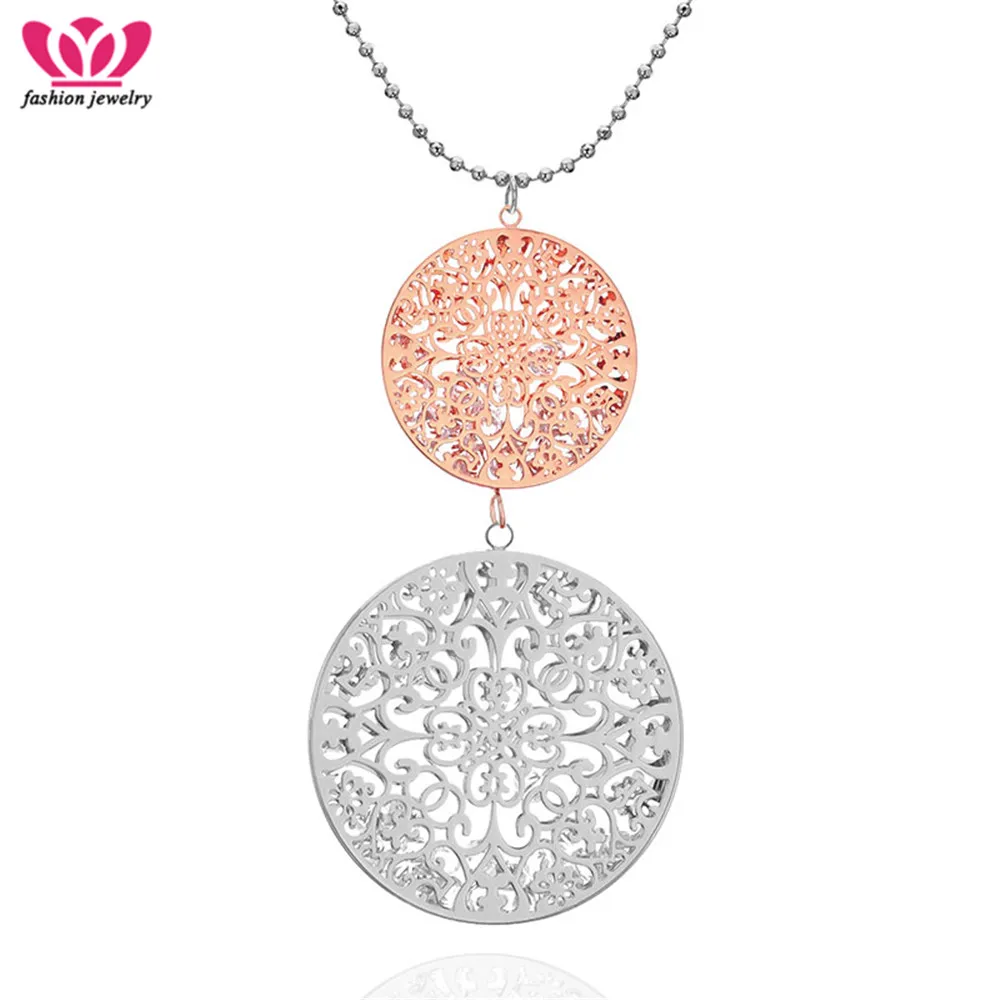 Simple Big Round Pendant Necklace For Women Fashion Inside Clear Crystal Charm Beads Necklaces Women Sweater Long Chains Jewelry
Simple Big Round Pendant Necklace For Women Fashion Inside Clear Crystal Charm Beads Necklaces Women Sweater Long Chains Jewelry