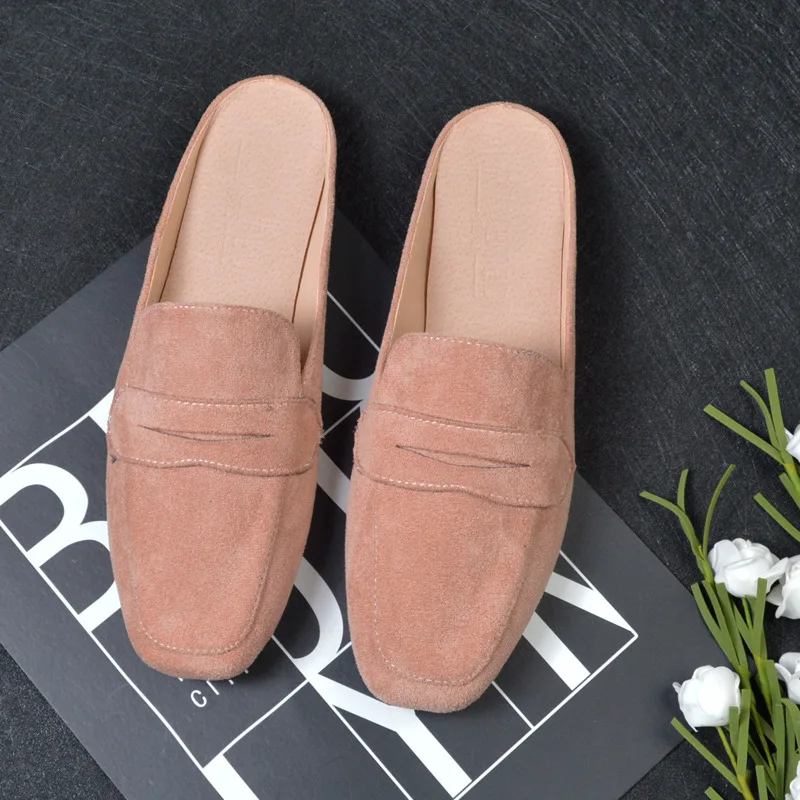 Summer Simple Pointed Toe Flat Mule Slippers Women Slides Holidays Sandals Ladies Shoes Women Hige Quality Outdoor Flip Flops
Summer Simple Pointed Toe Flat Mule Slippers Women Slides Holidays Sandals Ladies Shoes Women Hige Quality Outdoor Flip Flops