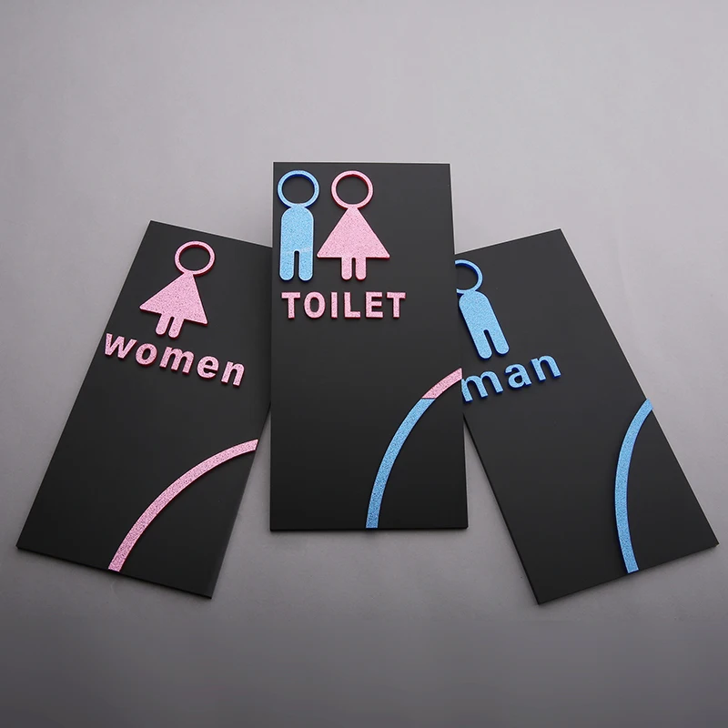 Signage Acrylic Plate Custom Letter Toilet Sign Door Wc Wall Sign Sticker Washroom Man Women Indicator Tag Guide Signage Boards
Signage Acrylic Plate Custom Letter Toilet Sign Door Wc Wall Sign Sticker Washroom Man Women Indicator Tag Guide Signage Boards