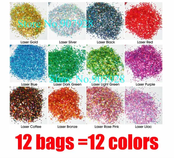 Free Shipping-12colors x 50g/color Dazzling Hexagon Glitter Paillette Spangles Shape for DIY Nail Art-Wholesales
Free Shipping-12colors x 50g/color Dazzling Hexagon Glitter Paillette Spangles Shape for DIY Nail Art-Wholesales