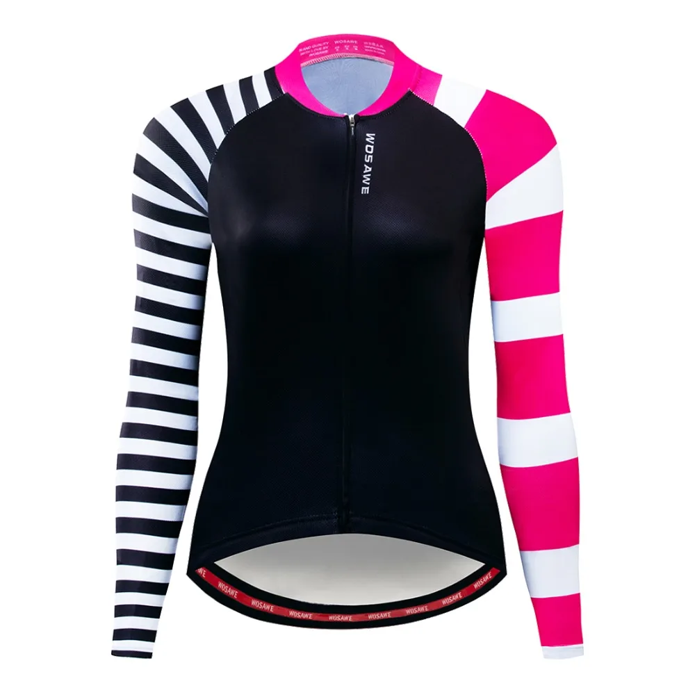 WOSAWE Female Cycling Jersey Long Sleeves Road Cycling Clothes Spring Autumn Breathable Long Sleeves Bicycle Women's Jersey
WOSAWE Female Cycling Jersey Long Sleeves Road Cycling Clothes Spring Autumn Breathable Long Sleeves Bicycle Women's Jersey