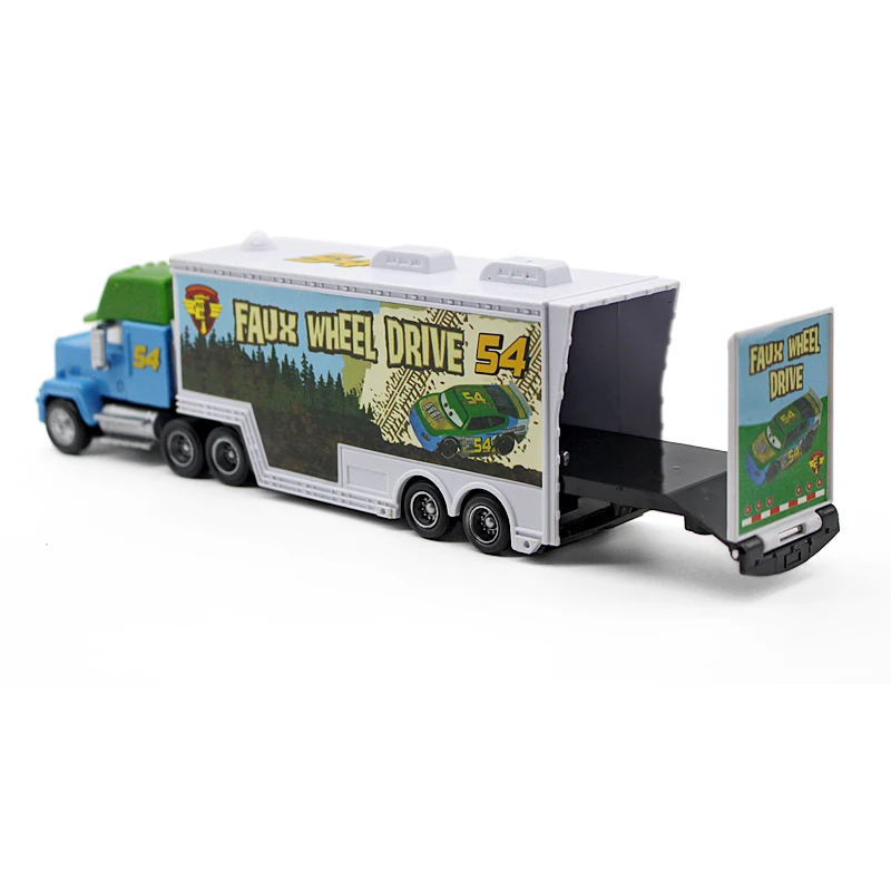 Disney Pixar Cars No.56 Mack Truck Faux Wheel Drive 1:55 Diecast Metal Alloy And Plastic Modle Car Toys Gifts For Children
Disney Pixar Cars No.56 Mack Truck Faux Wheel Drive 1:55 Diecast Metal Alloy And Plastic Modle Car Toys Gifts For Children