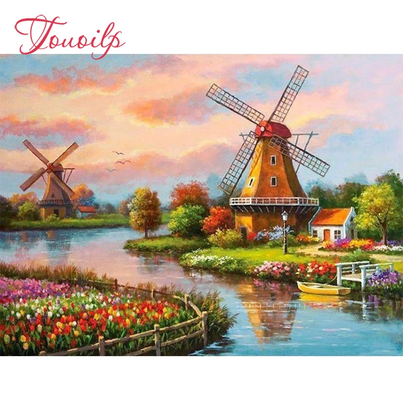 Full Square/Round Drill 5d DIY Diamond Painting"Zaanse Schans Nederland Molens"Embroidery Cross Stitch Mosaic Home Decor Gift
Full Square/Round Drill 5d DIY Diamond Painting"Zaanse Schans Nederland Molens"Embroidery Cross Stitch Mosaic Home Decor Gift