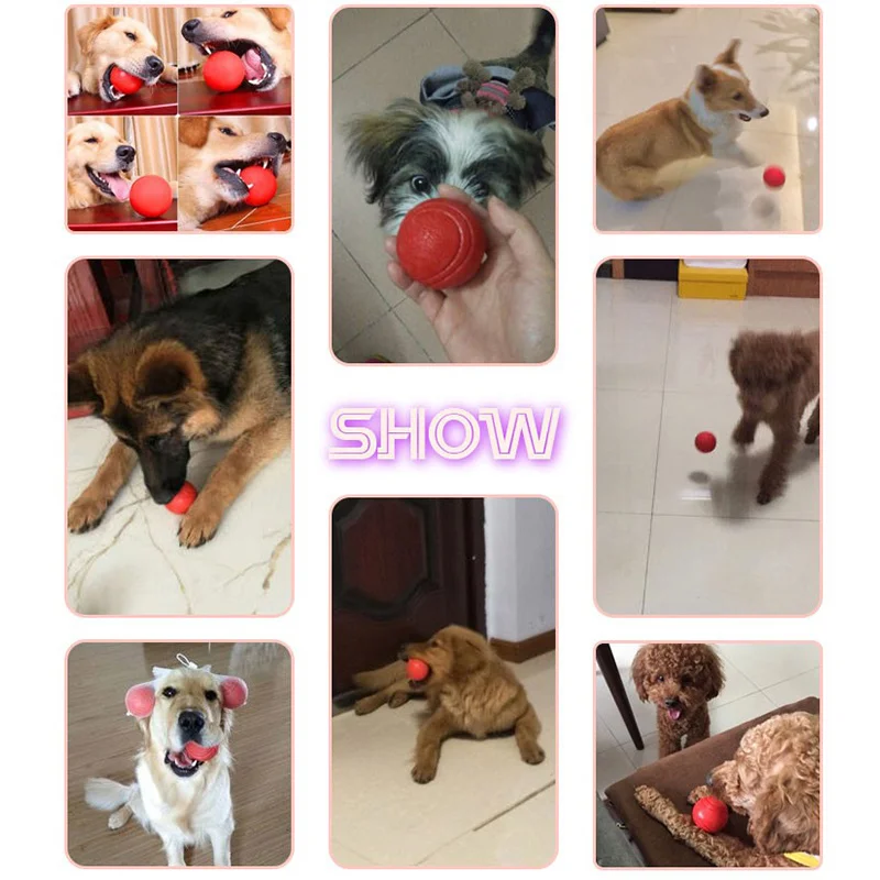 Pet Dog Toy Interactive Rubber Balls Pet Dog Cat Puppy Chew Toys Ball Teeth Chew Toys Tooth Cleaning Balls Food
Pet Dog Toy Interactive Rubber Balls Pet Dog Cat Puppy Chew Toys Ball Teeth Chew Toys Tooth Cleaning Balls Food
