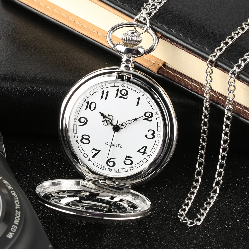 Pocket Watch Women Vintage Hollow Retro Bronze Chain Fob Watches Necklace Arabic Numbers Dial White Face Quartz Clock Flower
Pocket Watch Women Vintage Hollow Retro Bronze Chain Fob Watches Necklace Arabic Numbers Dial White Face Quartz Clock Flower