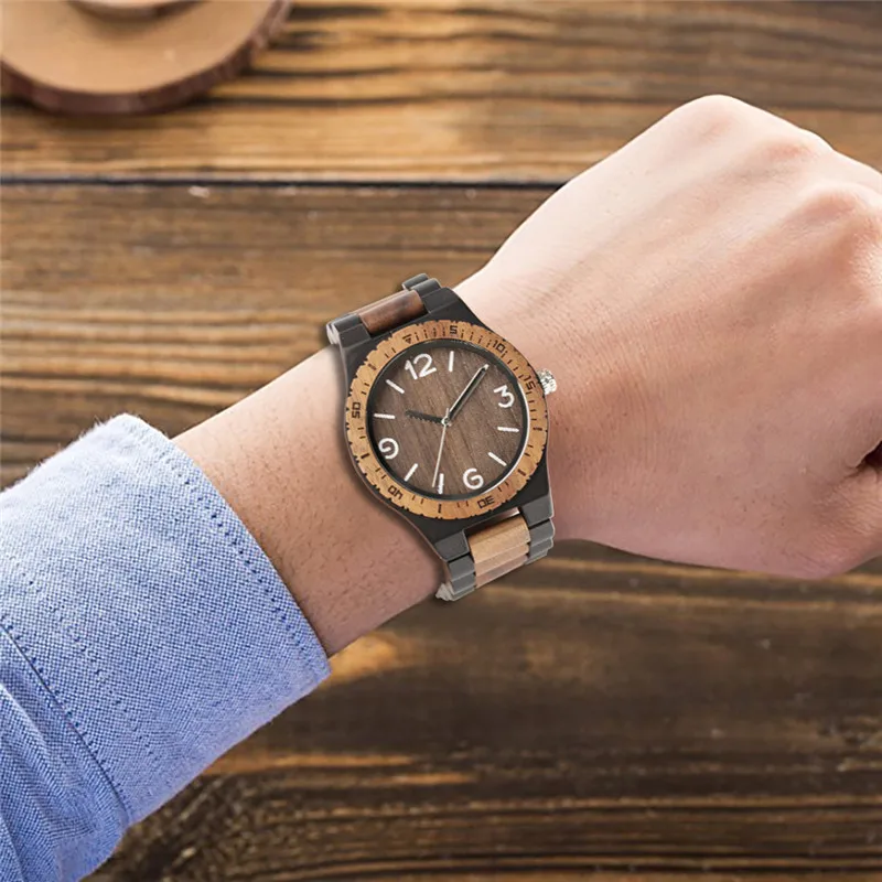Novel Handmade Full Wooden Creative Men Bangle Quartz Wrist Watch Fashion Nature Bamboo Father's Day Gift
Novel Handmade Full Wooden Creative Men Bangle Quartz Wrist Watch Fashion Nature Bamboo Father's Day Gift