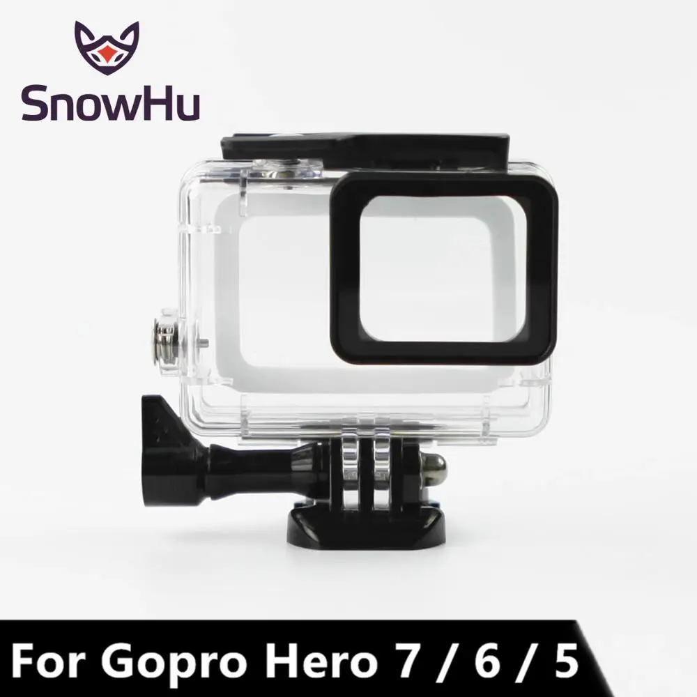 SnowHu 45M Waterpro for Go pro 7 6 5 Accessories For Go pro 7 6 5 Waterproof Housing Case Mount For Gopro Hero 7 6 5 With LD08
SnowHu 45M Waterpro for Go pro 7 6 5 Accessories For Go pro 7 6 5 Waterproof Housing Case Mount For Gopro Hero 7 6 5 With LD08