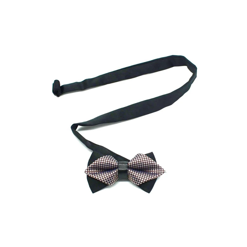 Нарядный галстук бабочка для мужчин Банкетный регулируемый ремень длина
