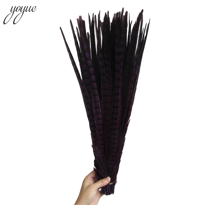 50Pcs/Lot 45-50CM Natural Purple Pheasant Tail Feathers For Crafts High Quality DIY jewelry Wedding Decorations Pheasant plumes
50Pcs/Lot 45-50CM Natural Purple Pheasant Tail Feathers For Crafts High Quality DIY jewelry Wedding Decorations Pheasant plumes