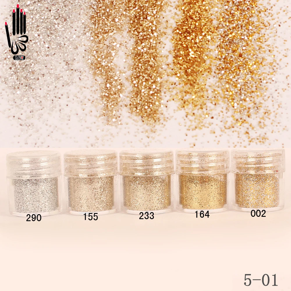 1 Jar/Box 10ml Nail Art Champagne Silver Gold Color Nail Glitter Fine Powder For NailDecoration 300 Colors for Gel Polish 5-01
1 Jar/Box 10ml Nail Art Champagne Silver Gold Color Nail Glitter Fine Powder For NailDecoration 300 Colors for Gel Polish 5-01