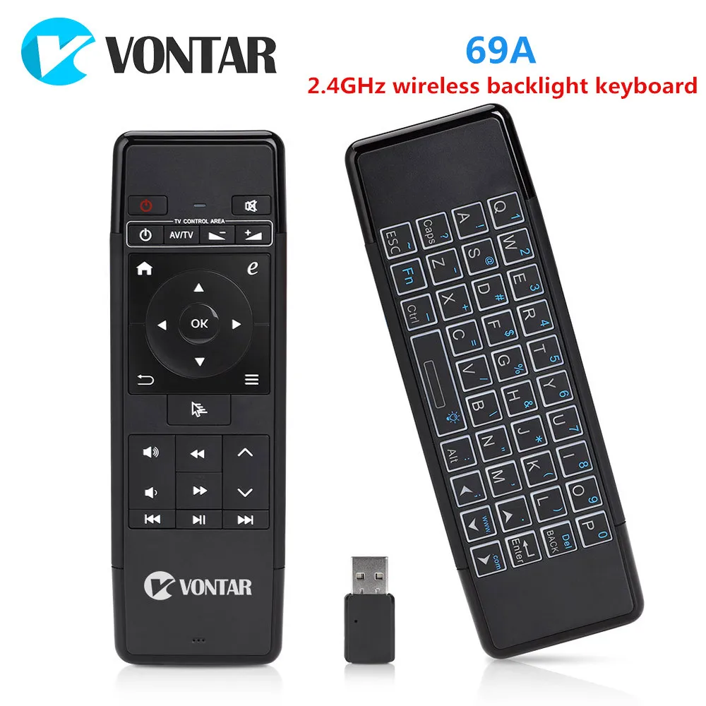 2020 New Air Mouse Gyro Sensing 2.4G Wireless Keyboard Remote Control with Backlit For Windows Android 9.0 TV Box PC
2020 New Air Mouse Gyro Sensing 2.4G Wireless Keyboard Remote Control with Backlit For Windows Android 9.0 TV Box PC