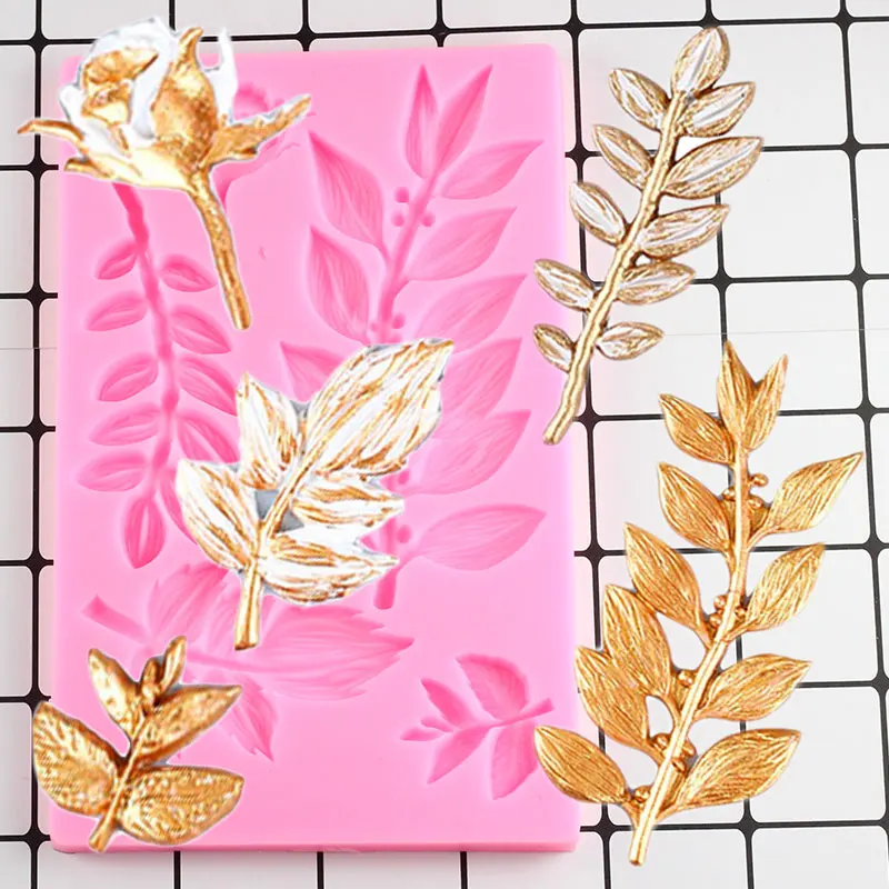 DIY Leaf Fondant Cake Decorating Tools Cake Border Silicone Molds Leaves Cupcake Chocolate Gumpaste Candy Clay Moulds
DIY Leaf Fondant Cake Decorating Tools Cake Border Silicone Molds Leaves Cupcake Chocolate Gumpaste Candy Clay Moulds